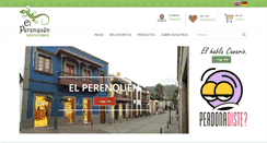 Desktop Screenshot of elperenquen.es
